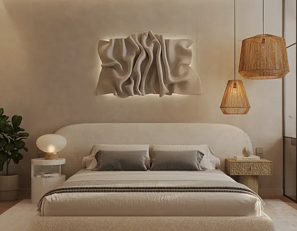 Beige bedroom