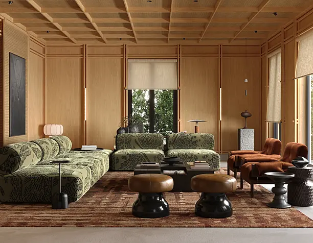 Living room in USA