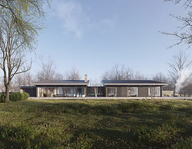 Modern Countryside House in England