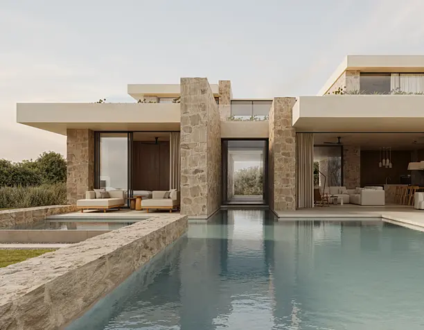 Mediterranean Villa Работа по референсу