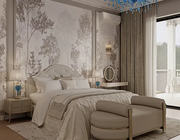 25 m² Neoclassical Bedroom