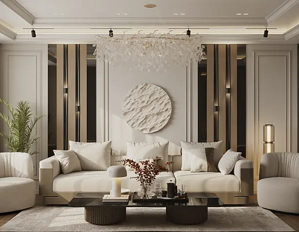 Living Room Design (16.6m²)