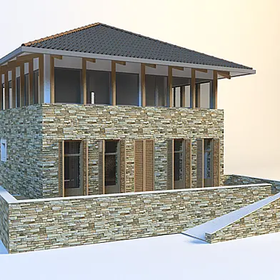 Cottage base stone