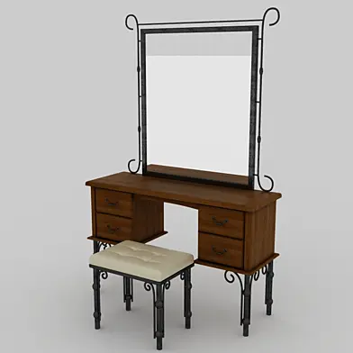 Трюмо кованное