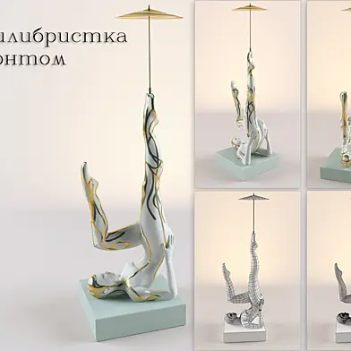 Эквилибристка с зонтом