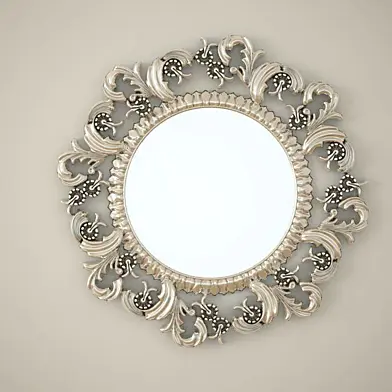 Circular mirror antique