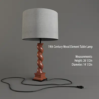 19th Century Wood Element