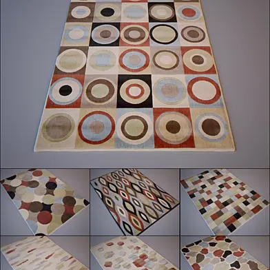 Nourison / Mondrian Multi-Coloured set 1