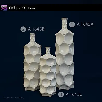 Вазы Artpole A1645A-B-C