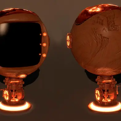 телевизор в стиле steampunk