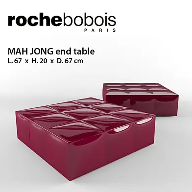 ROCHEbobois MAH JONG end table