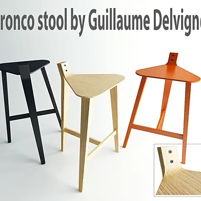 Bronco stool by Guillaume Delvigne