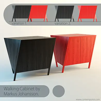Walking Cabinet by Markus Johansson