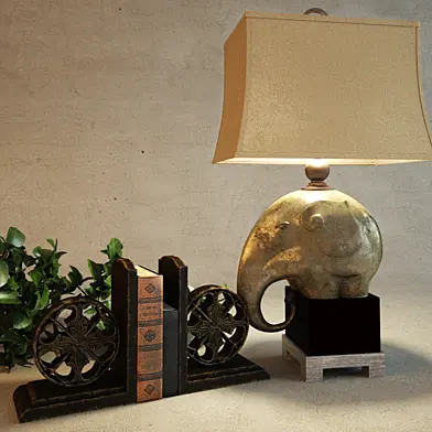 Uttermost / Abayomi Lampe and Chakra bookends