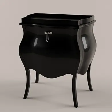 Bedside table with tray Fendi Canova