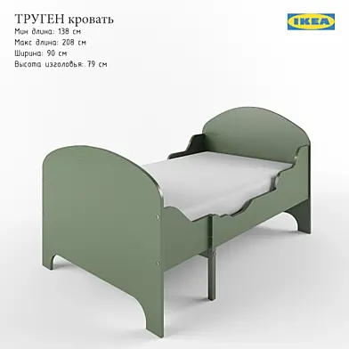 ТРУГЕН кровать IKEA
