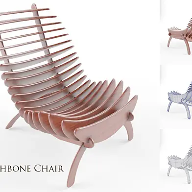 SK Fishbone Chair