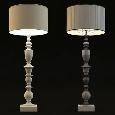 Oscar Ivory Large Table Lamp