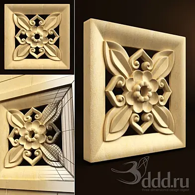Palimanan Carving Ornament 05