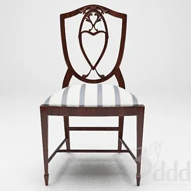 shieldback dinner chair