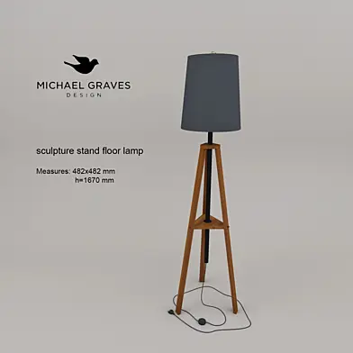 Michael Graves sculpture stand floor lamp