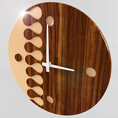 Часы Big Drip Modern Wall Clock