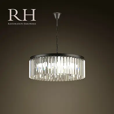 RH/ RHYS GLASS PRISM SMALL CHANDELIER