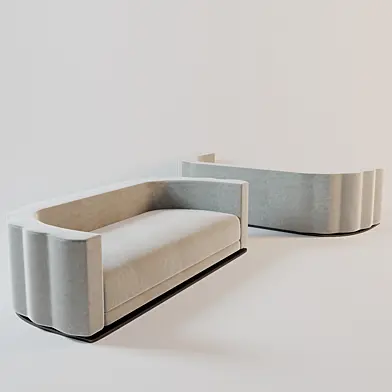 art deco divan