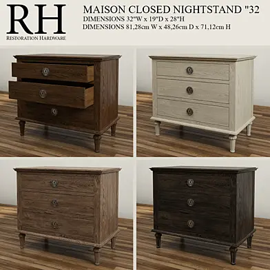 32 MAISON CLOSED NIGHTSTAND