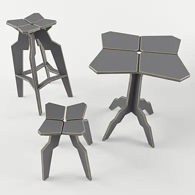 Splice Stool,Table,Bar Stool