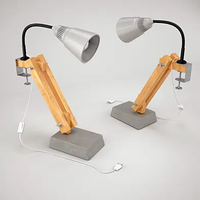 Kvart desk lamp (Industrial lamp with Fas variation)