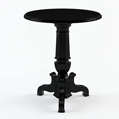Mis en Demeure Pedestal table turenne round