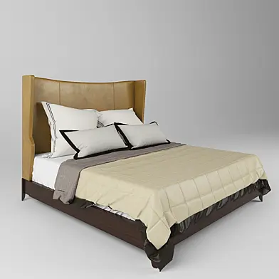 Baker No. 9126-06 DANE UPHOLSTERED BED