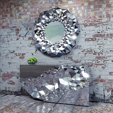STELLAR CONSOLE TABLE & MIRROR by Jake Phipps