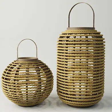 Bamboo & Jute Lanterns