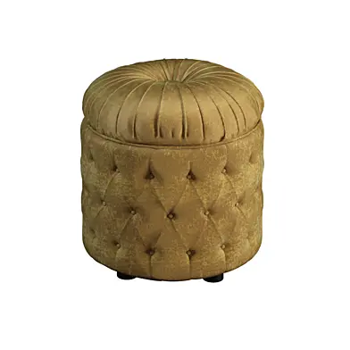 DV home VELVET DOT pouf capitonnee