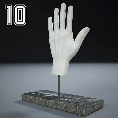 Maradona´s hand replica
