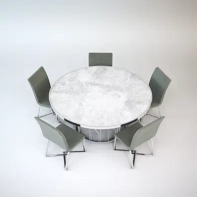 Modern table and chairs