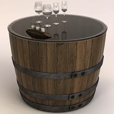 Coffee Table Barrel
