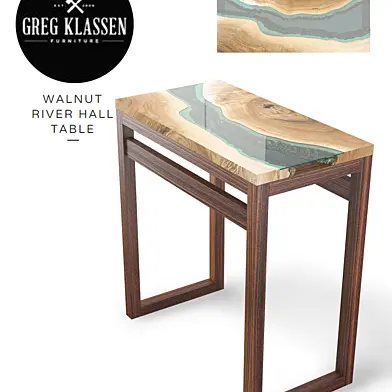 _Greg Klassen_Walnut River Hall Table_