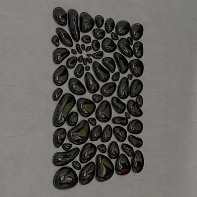 Fabula glass Black mirror