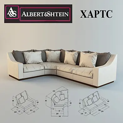 Диван угловой Хартс ALBERT&SHTEIN