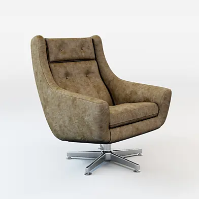 MOTORCITY LEATHER SWIVEL CHAIR