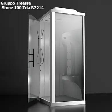 Душевая кабина - Gruppo Treesse Stone 100 Tria B7214