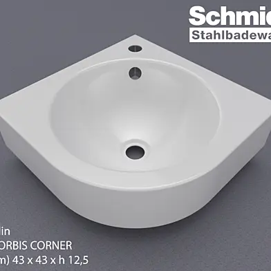 Washbasins Schmidlin ORBIS CORNER