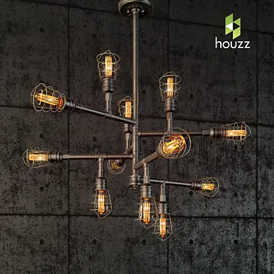 Troy Lighting F3817 Conduit 12lt Chandelier