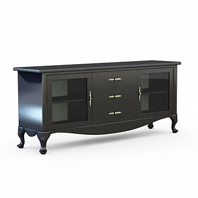 Czarna komoda design kod KG 20