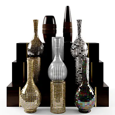 026 CHECKER VASE