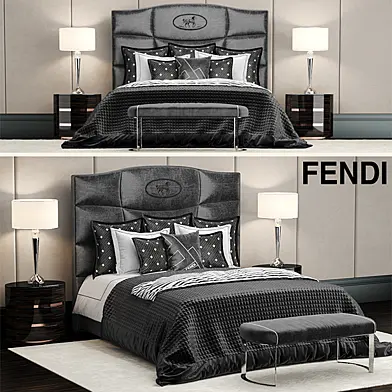 Кровать Fendi George bed