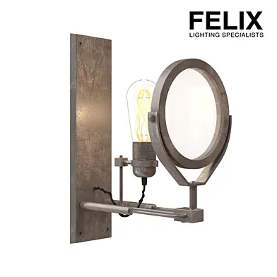 Felix Vintage Magnifying Glass wall light